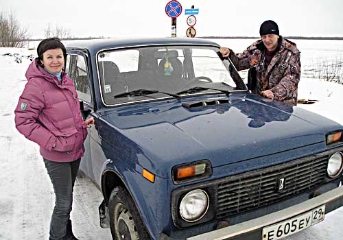 Ольга и Федор Куделины еженедельно отправляются в Вознесенье на легковушке